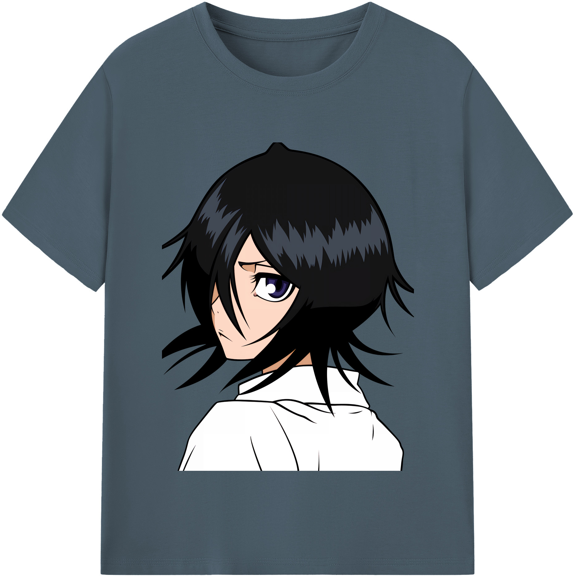 （画像用） ブリーチ 朽木ルキア BLEACH Kuchiki Rukia 綿100％半袖Tシャツ（フロントプリント）